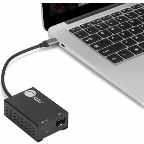 SIIG USB-C to SFP Fiber Gigabit Ethernet Adapter - TAA compliant