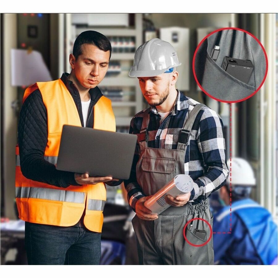 SIIG USB-C to SFP Fiber Gigabit Ethernet Adapter - TAA compliant