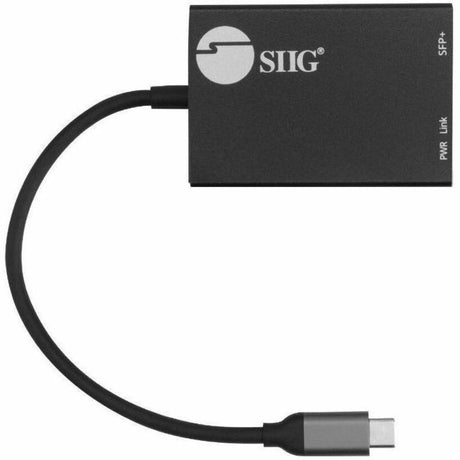 SIIG USB-C to SFP Fiber Gigabit Ethernet Adapter - TAA compliant