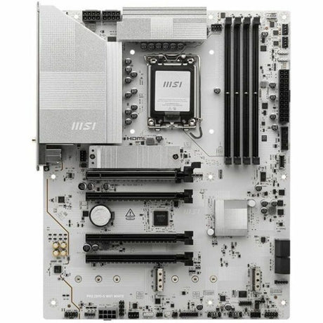 MSI Z890-S WIFI WHITE Gaming Desktop Motherboard - Intel Z890 Chipset - Socket LGA-1851 - ATX