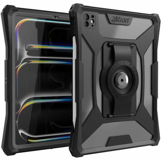 The Joy Factory aXtion Slim MH Rugged Carrying Case for 11" Apple iPad Pro 11 (2024) Tablet - Clear