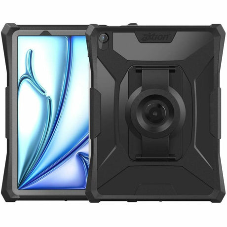 The Joy Factory aXtion Slim MH Rugged Carrying Case for 11" Apple iPad Air 11 (2024) Tablet - Clear Black