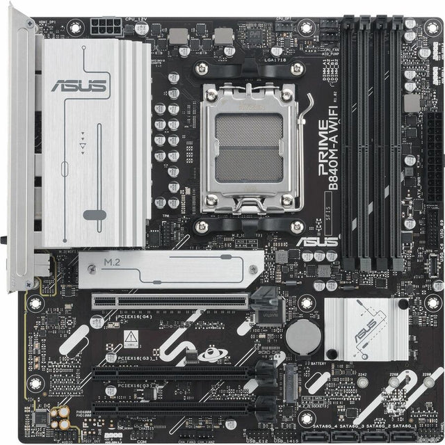 Asus Prime B840M-A WIFI-CSM Gaming Desktop Motherboard - AMD B840 Chipset - Socket AM5 - Micro ATX