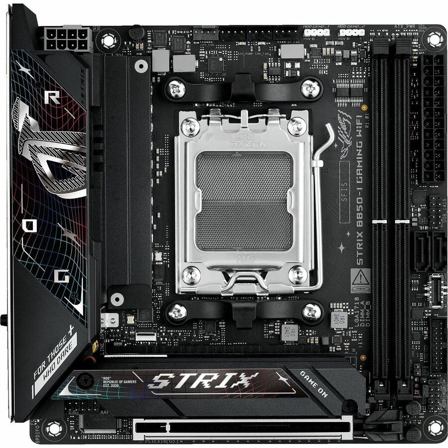 Asus ROG Strix B850-I GAMING WIFI Gaming Desktop Motherboard - AMD B850 Chipset - Socket AM5 - Mini ITX