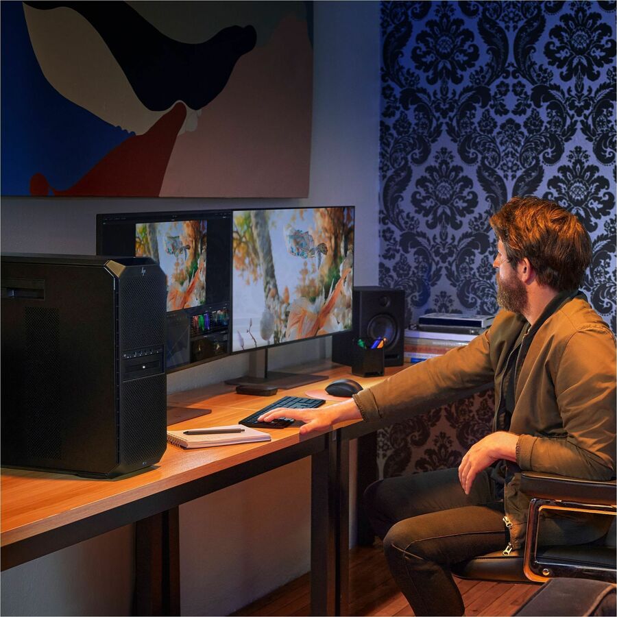 HP Z6 G5 A Workstation - 1 x AMD Ryzen Threadripper PRO 7955WX - 64 GB - Tower - Black