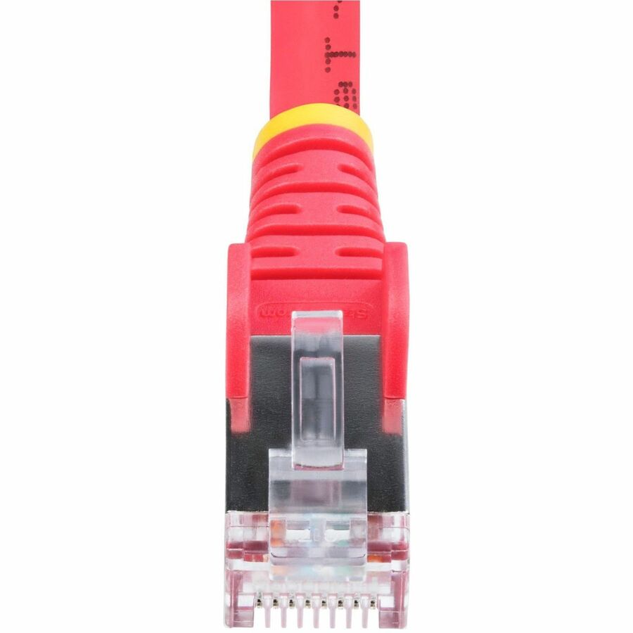 StarTech.com 50ft Red CAT6a Ethernet Cable, Snagless RJ45, 10G, 100W PoE, S/FTP, LSZH, 27AWG Pure Copper, 500MHz, Shielded Network Cord