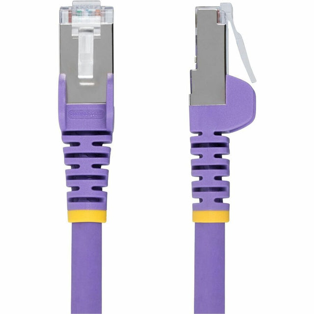 StarTech.com 50ft Purple CAT6a Ethernet Cable, Snagless RJ45, 10G, 100W PoE, S/FTP, LSZH, 27AWG Pure Copper, 500MHz, Shielded Network Cord