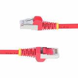 StarTech.com 10ft Red CAT6a Ethernet Cable, Snagless RJ45, 10G, 100W PoE, S/FTP, LSZH, 27AWG Bare Copper, 500MHz, Shielded Network Patch Cord