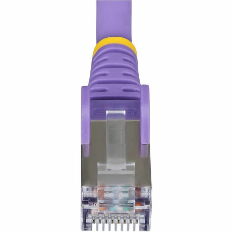 StarTech.com 5ft Purple CAT6a Ethernet Cable, Snagless RJ45, 10G, 100W PoE, S/FTP, LSZH, 27AWG Bare Copper, 500MHz, Shielded Network Cord