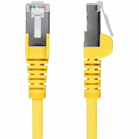 StarTech.com 10ft Yellow CAT6a Ethernet Cable, Snagless RJ45, 10G, 100W PoE, S/FTP, LSZH, 27AWG Bare Copper, 500MHz, Shielded Network Cord