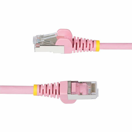 StarTech.com 25ft Pink CAT6a Ethernet Cable, Snagless RJ45, 10G, 100W PoE, S/FTP, LSZH, 27AWG Bare Copper, 500MHz, Shielded Network Cord