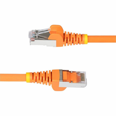 StarTech.com 25ft Orange CAT6a Ethernet Cable, Snagless RJ45, 10G, 100W PoE, S/FTP, LSZH, 27AWG Bare Copper, 500MHz, Shielded Network Cord