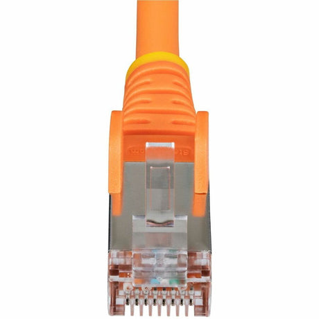 StarTech.com 10ft Orange CAT6a Ethernet Cable, Snagless RJ45, 10G, 100W PoE, S/FTP, LSZH, 27AWG Bare Copper, 500MHz, Shielded Network Cord