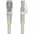 StarTech.com 10ft Gray CAT6a Ethernet Cable, Snagless RJ45, 10G, 100W PoE, S/FTP, LSZH, 27AWG Bare Copper, 500MHz, Shielded Network Cord