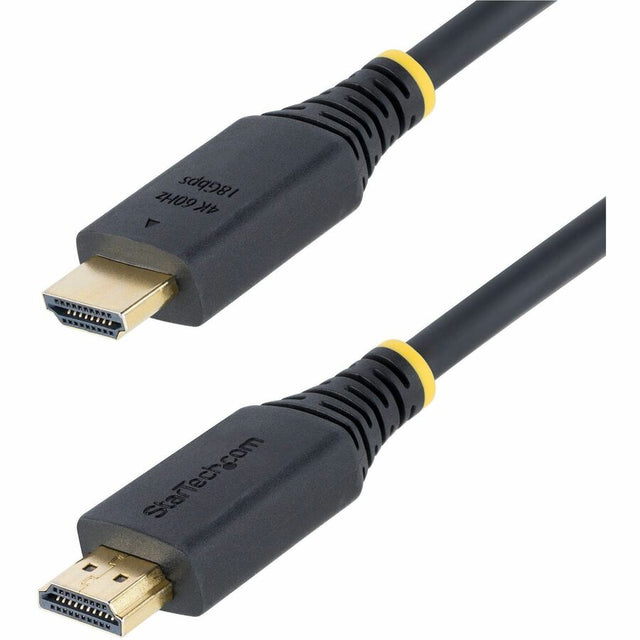 StarTech.com 1ft (30cm) High Speed HDMI Cable, 4K 60Hz/1440p 144Hz, 18Gbps, UHD HDMI 2.0 Cord, TPE Jacket