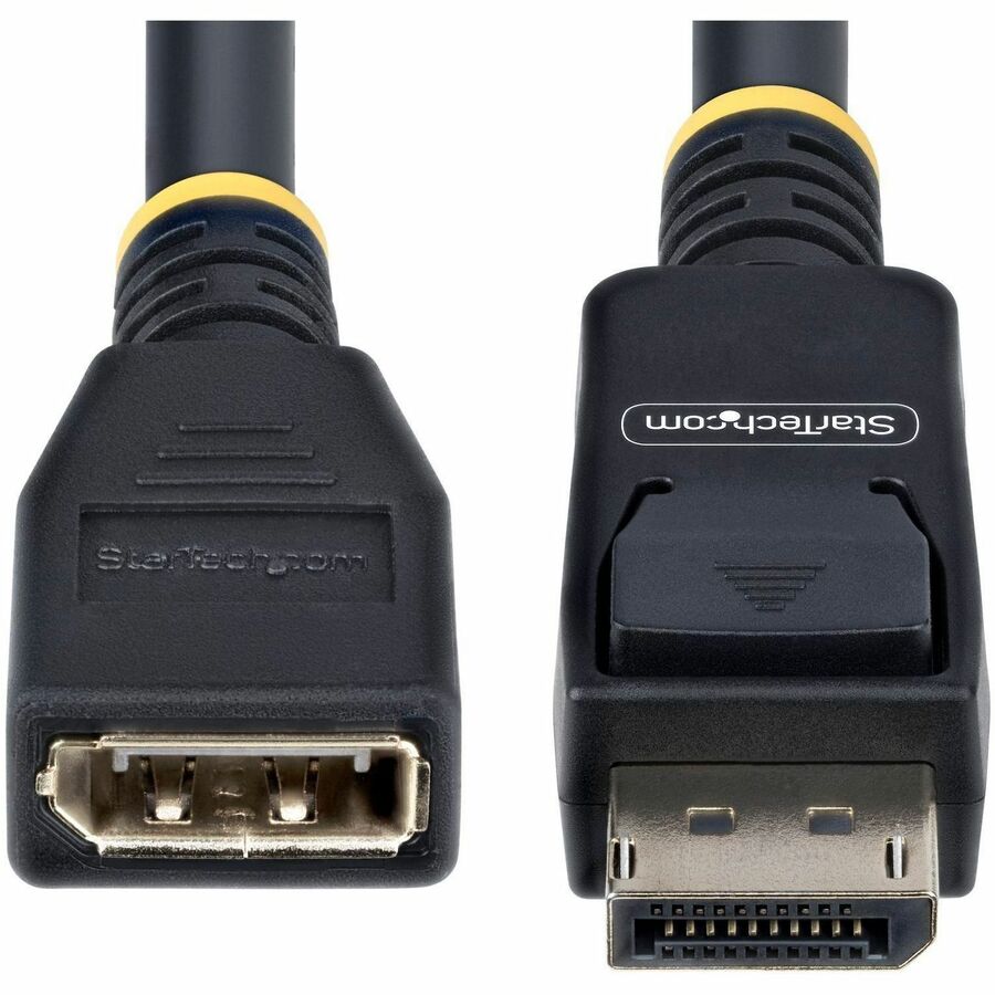 StarTech.com 10ft (3m) DisplayPort 1.4 Extension Cable, DP 1.4 Port Saver Cable, 8K 60Hz, DisplayPort Extension Adapter Cord, Male to Female