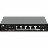Eaton Tripp Lite Series 5-Port 2.5 Gbps Desktop Gigabit Ethernet Unmanaged Switch with PoE+ Pass-Through, 70W, Metal Enclosure, TAA
