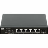 Eaton Tripp Lite Series 5-Port 2.5 Gbps Desktop Gigabit Ethernet Unmanaged Switch with PoE+ Pass-Through, 70W, Metal Enclosure, TAA