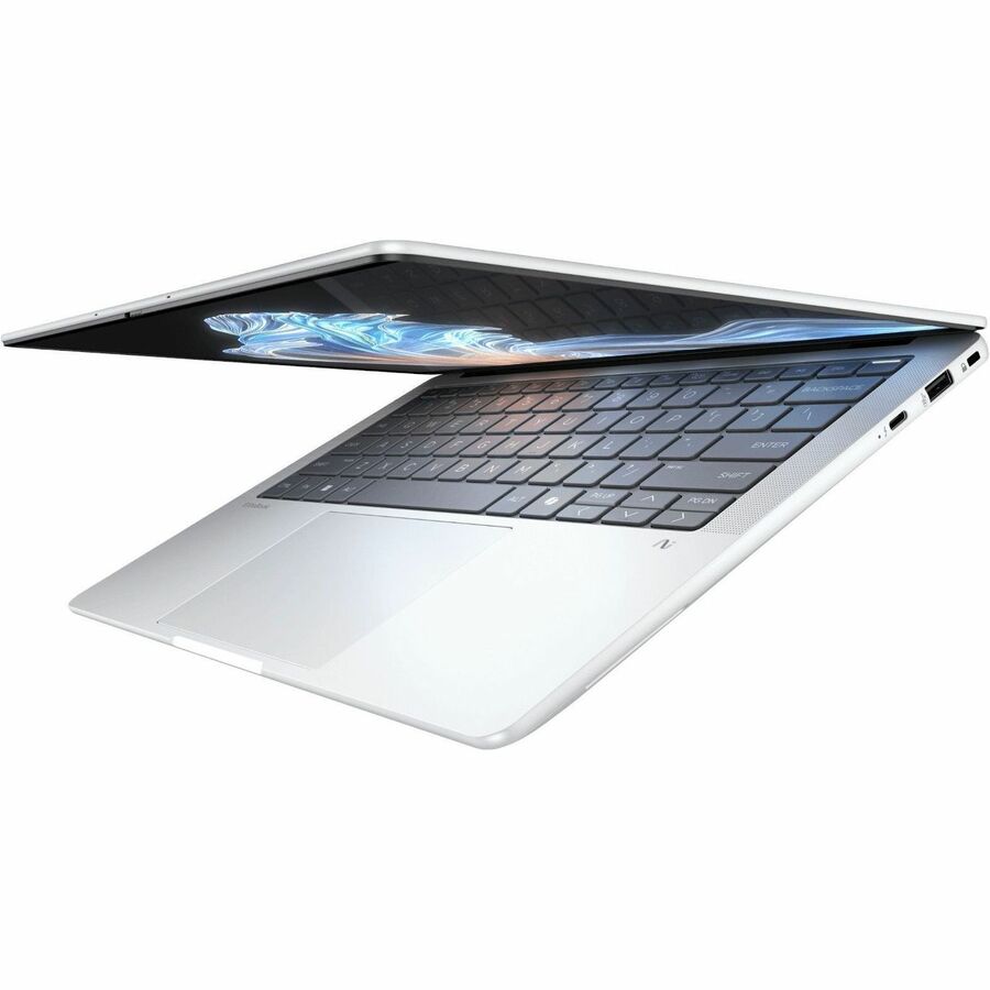 HP EliteBook X G1a 14 inch Notebook Next Gen AI PC Wolf Pro Security Edition - 2.8K - 2880 x 1800 - (AMD Ryzen AI 9 HX 375 Dodeca-core (12 Core) - 32 GB Total RAM - 32 GB On-board Memory - 1 TB SSD - Glacier Silver