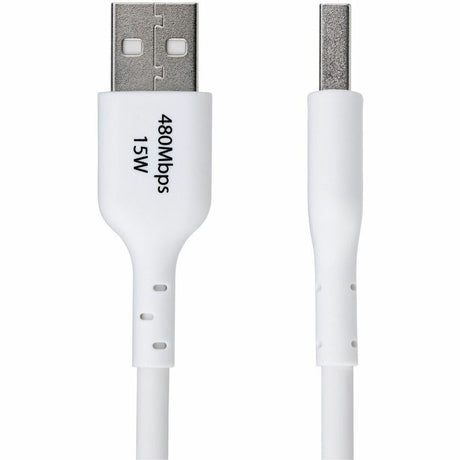 StarTech.com 10ft (3m) USB-A to USB-C Charging Cable, Charge & Sync, 3A, USB 2.0, TPE Jacket - White USB Charging Cord