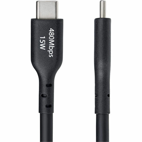 StarTech.com 15ft (4.5m) USB-A to USB-C Charging Cable, Charge & Sync, 3A, USB 2.0, TPE Jacket - Black USB Charging Cord