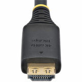 StarTech.com 15ft (4.5m) High Speed HDMI Cable with Gripping Connectors, 4K 60Hz/1440p 144Hz, 18Gbps, UHD HDMI 2.0 Cord, TPE Jacket