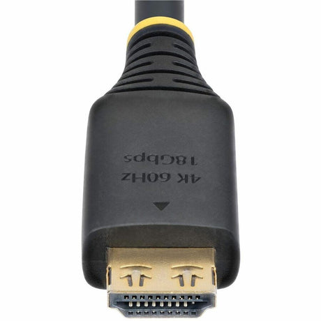 StarTech.com 15ft (4.5m) High Speed HDMI Cable with Gripping Connectors, 4K 60Hz/1440p 144Hz, 18Gbps, UHD HDMI 2.0 Cord, TPE Jacket