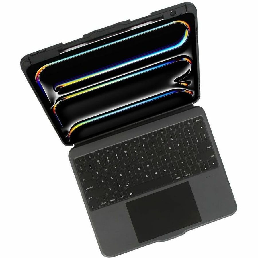 Targus VersaVu THZ989US Keyboard/Cover Case (Folio) for 13" Apple iPad Pro 13 (2024) Tablet - Black