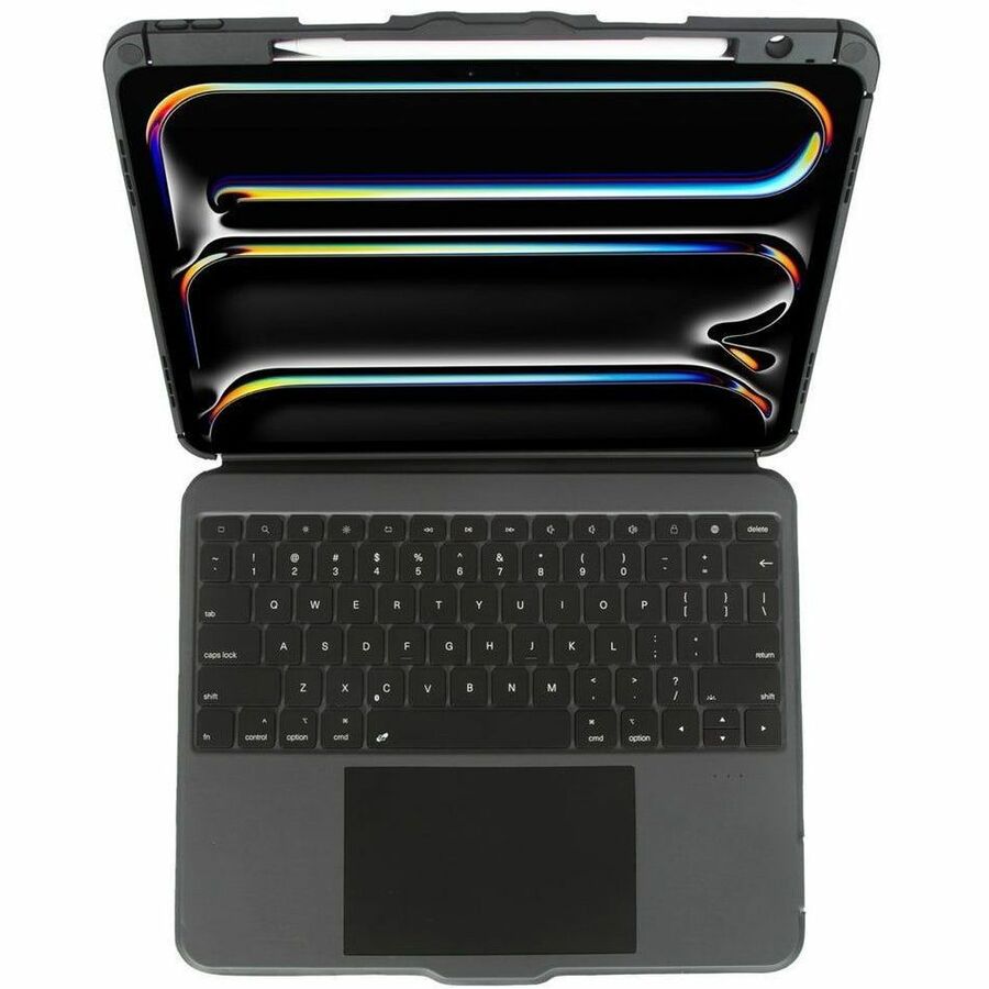 Targus VersaVu THZ989US Keyboard/Cover Case (Folio) for 13" Apple iPad Pro 13 (2024) Tablet - Black