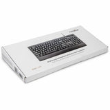Rocstor KS18 Security USB Keyboard with Built-in Smart Card Reader -104 Keys