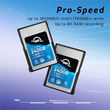 OWC 240GB Atlas Pro CFexpress Type A 4.0 Memory Card