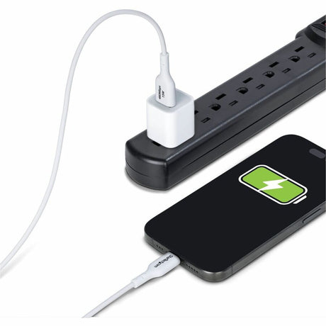 StarTech.com 3ft (91cm) USB-A to USB-C Charging Cable, Charge & Sync, 3A, USB 2.0, TPE Jacket - White USB Charging Cord