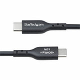 StarTech.com 6ft (1.8m) USB-A to USB-C Charging Cable, Charge & Sync, 3A, USB 2.0, TPE Jacket - Black USB Charging Cord