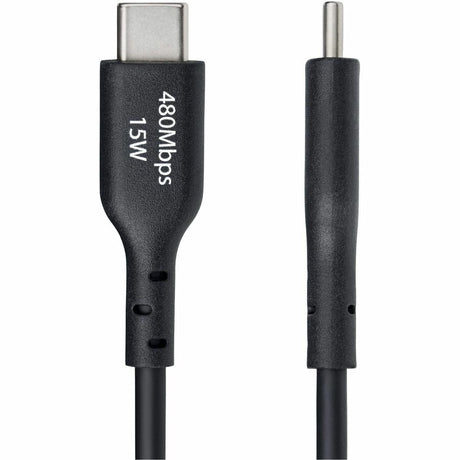 StarTech.com 3ft (91cm) USB-A to USB-C Charging Cable, Charge & Sync, 3A, USB 2.0, TPE Jacket - Black USB Charging Cord