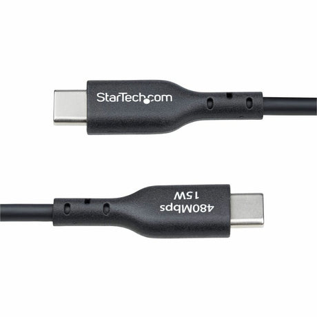 StarTech.com 3ft (91cm) USB-A to USB-C Charging Cable, Charge & Sync, 3A, USB 2.0, TPE Jacket - Black USB Charging Cord