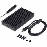 StarTech.com Dual-Bay M.2 NVMe Enclosure and Standalone Duplicator, 1:1 NVMe Cloner/SSD Enclosure, USB-C 10Gbps, Dual M.2 NVMe Reader, TAA