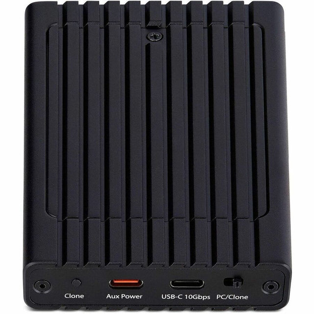 StarTech.com Dual-Bay M.2 NVMe Enclosure and Standalone Duplicator, 1:1 NVMe Cloner/SSD Enclosure, USB-C 10Gbps, Dual M.2 NVMe Reader, TAA