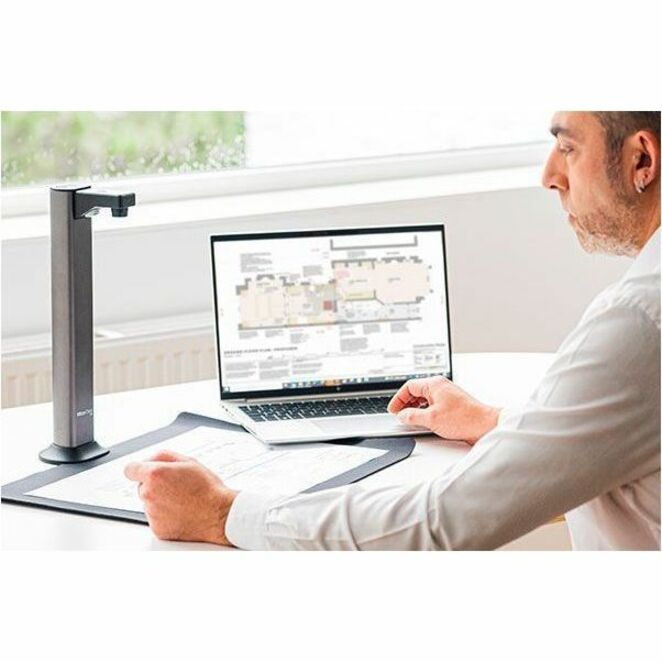 I.R.I.S. IRIScan Desk 7 Pro Overhead Scanner - 4912 x 3680 dpi Optical