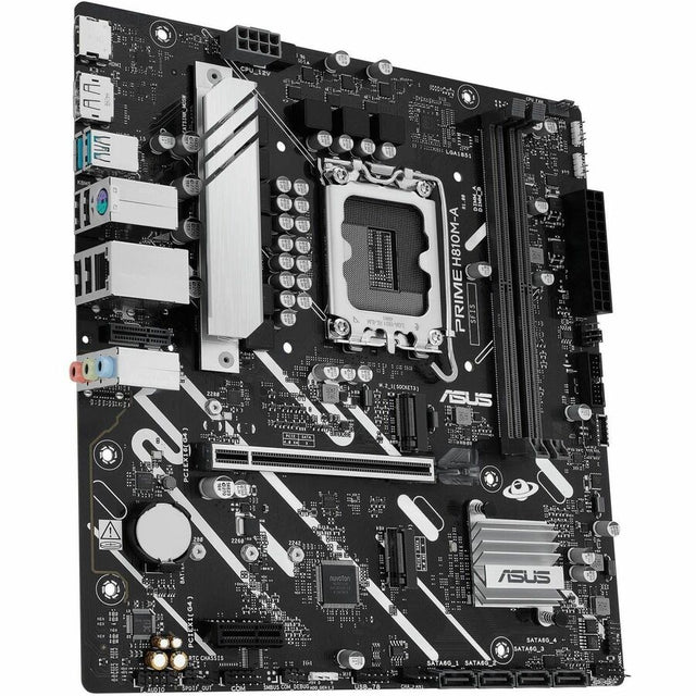 Asus Prime H810M-A-CSM Desktop Motherboard - Intel H810 Chipset - Socket LGA-1851 - Micro ATX