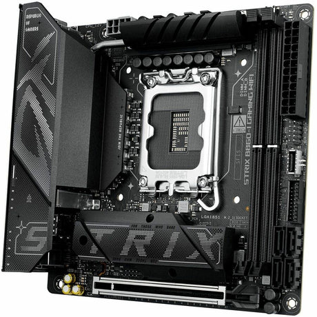 Asus ROG Strix B860-I GAMING WIFI Gaming Desktop Motherboard - Intel B860 Chipset - Socket LGA-1851 - Mini ITX