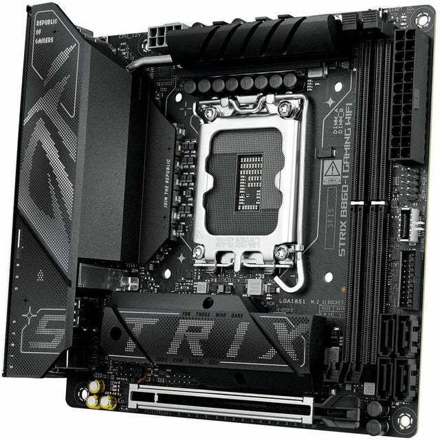 Asus ROG Strix B860-I GAMING WIFI Gaming Desktop Motherboard - Intel B860 Chipset - Socket LGA-1851 - Mini ITX