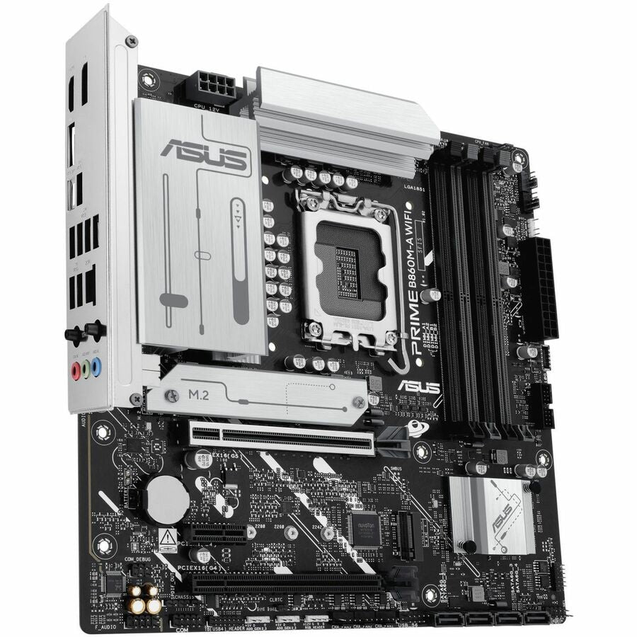 Asus Prime B860M-A WIFI-CSM Desktop Motherboard - Intel B860 Chipset - Socket LGA-1851 - Micro ATX