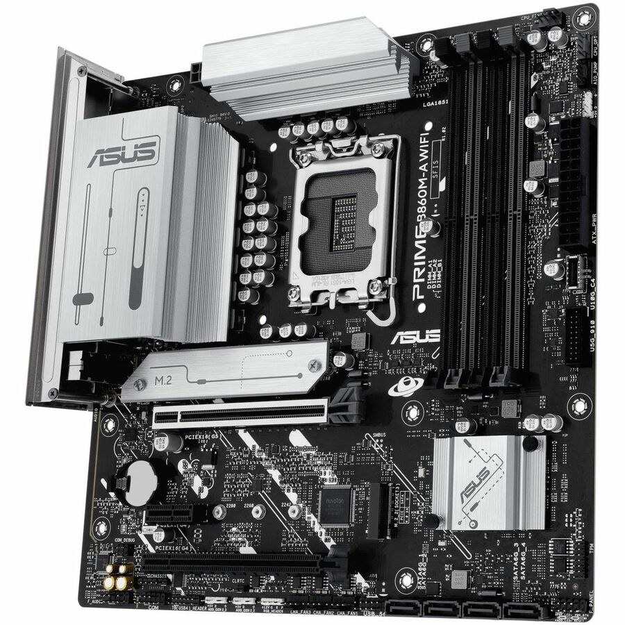 Asus Prime B860M-A WIFI-CSM Desktop Motherboard - Intel B860 Chipset - Socket LGA-1851 - Micro ATX
