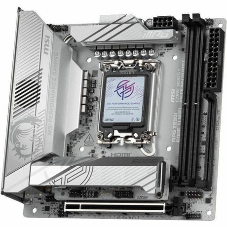 MSI MPG Z890I EDGE TI WIFI Gaming Desktop Motherboard - Intel Z890 Chipset - Socket LGA-1851 - Mini ITX