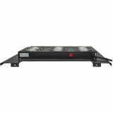 Eaton Tripp Lite Series SmartRack Roof-Mounted Fan Panel for Deep Rack Enclosure Cabinets - 6 120V Fans, 630 CFM, 5-15P Plug