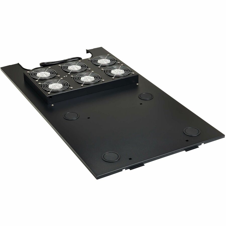 Eaton Tripp Lite Series SmartRack Roof-Mounted Fan Panel for Deep Rack Enclosure Cabinets - 6 120V Fans, 630 CFM, 5-15P Plug
