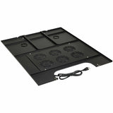 Eaton Tripp Lite Series SmartRack Roof-Mounted Fan Panel for Wide Rack Enclosure Cabinets - 6 120V Fans, 630 CFM, 5-15P Plug