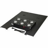 Eaton Tripp Lite Series SmartRack Roof-Mounted Fan Panel for Wide Rack Enclosure Cabinets - 6 120V Fans, 630 CFM, 5-15P Plug