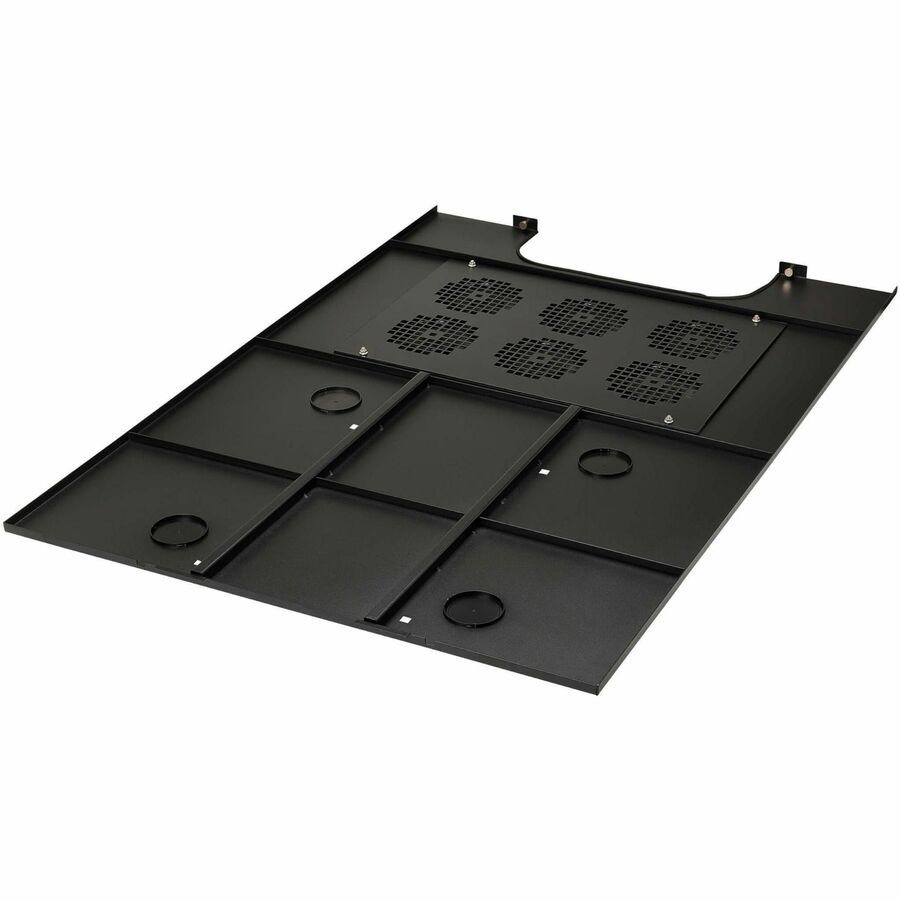 Eaton Tripp Lite Series SmartRack Roof-Mounted Fan Panel for Deep and Wide Rack Enclosure Cabinets - 6 120V Fans, 630 CFM, 5-15P Plug