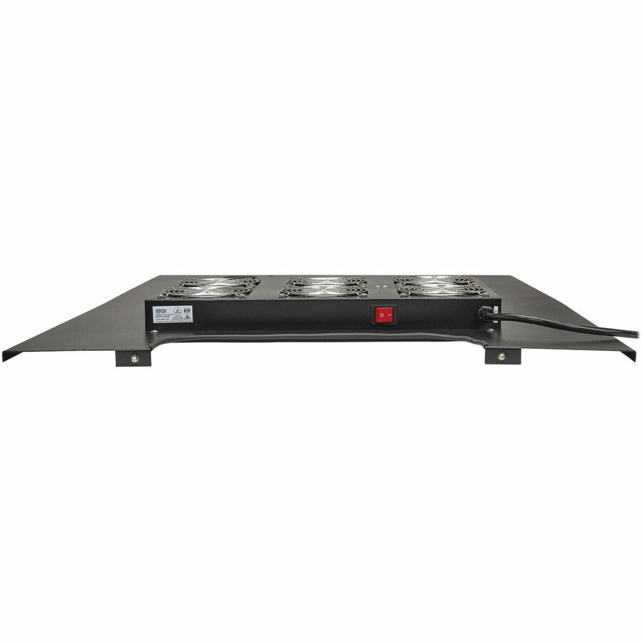 Eaton Tripp Lite Series SmartRack Roof-Mounted Fan Panel for Deep and Wide Rack Enclosure Cabinets - 6 120V Fans, 630 CFM, 5-15P Plug